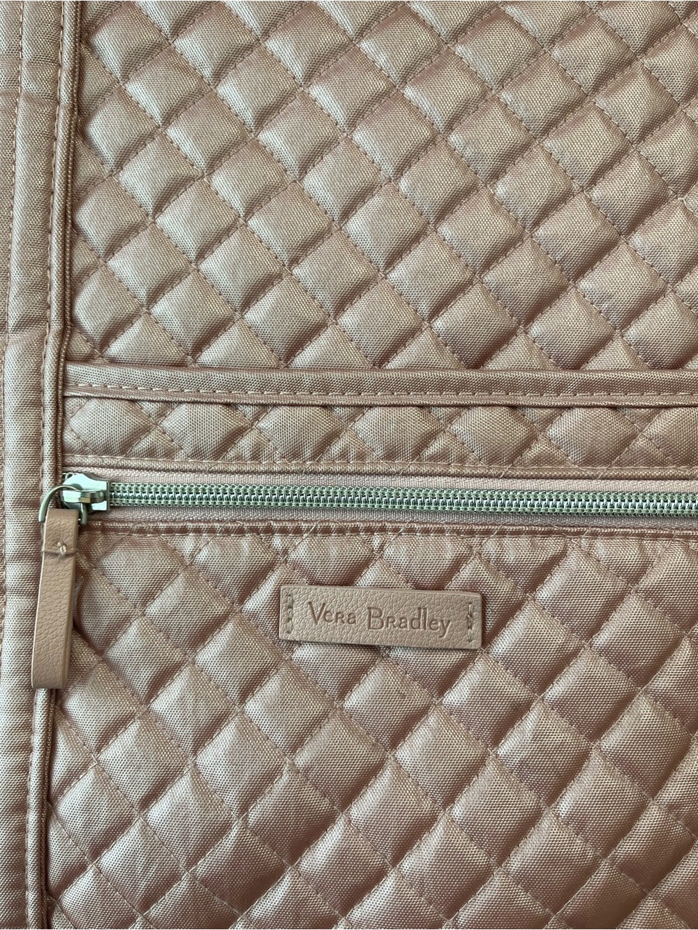 Vera Bradley Quilted Metallic Rose Tote - Picture 2 of 11